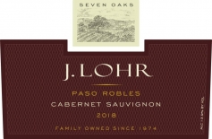 J Lohr Cabernet Sauvignon 2018